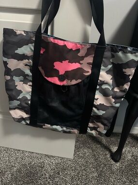 lululemon athletica Pink and Black Camo Tote